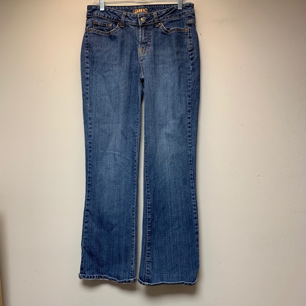 Bitten Sarah Jessica Parker Jeans Womens 6S Blue Excellent Bootcut Mid Rise SJP
